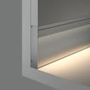 Алюминиевый профиль плинтус с подсветкой 80x18 Technical ALM8018S2M