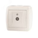 Ната Розетка ТВ оконечная белый