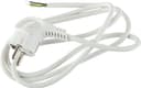 Шнур сетевой с вилкой 3м с заземл. ПВС 3х1.5 бел. U-3x1.5-3m-W ЭРА Б0048708