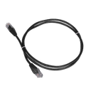 Патч-корд LANMASTER TWT-45-45-1.0-BK (UTP, CAT.5E, 1 м, черный)