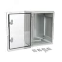 Корпус пластиковый с монтажной панелью ЩМП IP65 прозрачная дверь 400х300х170 Промрукав
