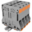 Клемма сильноточная TP 1-1 проходная Push-in, сечение 95 мм. кв., серая