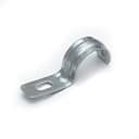 Скоба металлическая однолапковая усиленная противопожарная СМОУ d25-26 мм (100шт/800шт уп/кор) Промрукав