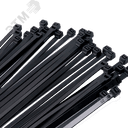 Кабельные стяжки (хомуты) PCT 4,8x300-100 черные PA6.6 (100 шт/уп) JazzWay