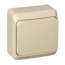 ЭТЮД Переключатель одноклавишный наружный бежевый сх.6 BA10-004K Systeme Electric