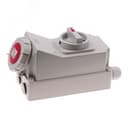 Розетка настенная с выключателем и механической блокировкой 16A/400V/3P+N+E/IP67