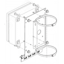 Кронштейн для крепления на опору коробок монтажных КМ и блоков питания БПУ и БПГ