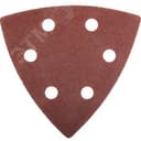 Треугольник шлифовальный "Мастер" универсальный на велкро основе, 6 отверстий, Р120, 93х93х93мм, 5шт ЗУБР