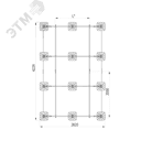 Опорная конструкция для установки оборудования TECHNORAPTOR FOOT 2500х4000
