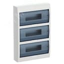 Щит распределительный навесной ЩРн-П-36 IP41 пластиковый белый прозрачная дверь