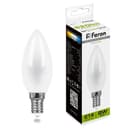 Лампа светодиодная Feron LB73 Свеча E14 9W 4000K 25957