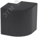 ELECOR Угол внешний КМН 25х16 черный (4шт/компл)