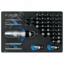 Набор вставок (бит) и ударная отвертка, ложемент, 43 предмета