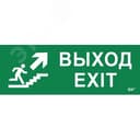 Этикетка самоклеящаяся 280х100мм "Выход/лестница вверх/фигура" IEK