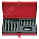 Набор вставок (бит) 10 мм, SPLINE, М5-М12, 11 предметов 1011MQ King Tony