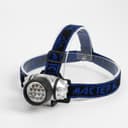 Фонарь налобный, 14 LED, 7х4 см, 3 ААА, IronMaster