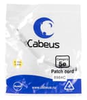 Патч-корд Cabeus PC-UTP-RJ45-Cat.5e-0.15m (U/UTP, CAT.5E, PVC, 0.15 м, серый) (8984c)