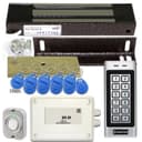 Комплект электромагнитный замок 240 кг. на дверь с кодовой панелью и ключами доступа уличный Уралкам