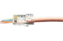 Разъем легкой оконцовки RJ-45 (8P8C) под витую пару Hyperline PLEZ-8P8C-U-C5-100