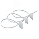 Хомут с площадкой OptiKit CT-M-N-3,0х200-белый (100шт)