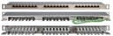 Патч-панель 5U на 24 порта RJ-45 Hyperline PPHD-19-24-8P8C-C6-SH-110D