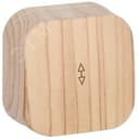 GLORY Выключатель одноклавишный наружный проходной сосна IEK