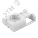 Площадка под стяжку для монтажного пистолета белая (100шт/1500шт уп/кор)