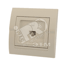 DERIY Розетка RJ45 крем