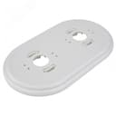 Ришелье Рамка 2-местная, пластик, белый