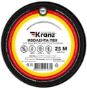 Изолента ПВХ KRANZ 0.13х15 мм, 25 м, черная (5 шт./уп.) KR-09-2106