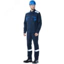 Костюм мужской Барит брюки цв. син.-вас. р.112-116/182-188