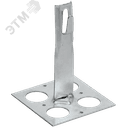 Держатель проводника круглого 6-8мм для плоской кровли h=150мм оцинкованная сталь IEK