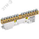 TEKFOR Шина PE земля неизолированная на универсальном держателе 6х9-14-Ж IEK