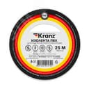 Изолента ПВХ KRANZ 0.13х19 мм, 25 м, белая REXANT
