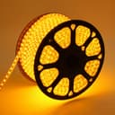 Лента светодиодная 220В SMD5050 60 LEDм Желтый 13х8ммс кабелем питания IP67 NEONNIGHT 142102