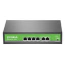 6-ти портовый неуправляемый коммутатор DSP204F-2F-T80 V1 Digma