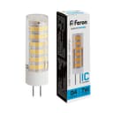 Лампа светодиодная Feron LB433 G4 7W 6400K 25865