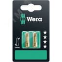 Бита 855/1 TiN PZ SB сверхтвердое покрытие нитридом титана хвостовик 1/4 C 6.3 2 шт PZ 2X25 мм с держателем-еврослот