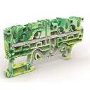 Клемма заземления 4 точки подключения на 2,5 кв.мм