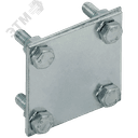 Зажим крестообразный полоса-полоса 30мм оцинкованная сталь HDZ IEK