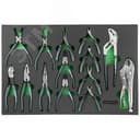 Набор шарнирно-губцевого инструмента в ложементе EVA 560х400 мм, 14 предметов