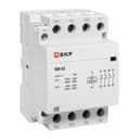 Контактор модульный КМ 63А 4NC (3 мод.) EKF PROxima