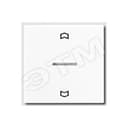 Клавиша для контрольного выключателя белый