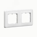 Cariva Рамка 2 поста белая (10шт) 695972 Legrand Euro