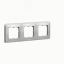 CARIVA Рамка 3 поста алюминий 695984 Legrand Euro