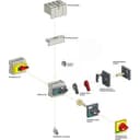 Ручка красная для поворотной рукоятки INS40/160 Schneider Electric