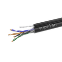 LAN Кабель SUPRLAN Standard UTP 5e 4x2xAWG24 Cu PE Out. T-FG8 (трос) 305м (RUS), Бухта(305м) (01-0322-1)