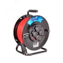 Удлинитель КОСМОС катушка 16А 4 гн ПВС 3*2,5 50м IP54 с заземлением