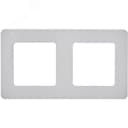 Рамка 2 поста INSPIRIA белая