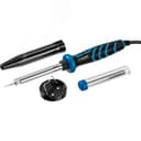 Электропаяльник 40Вт, в наборе припой + подставка, 2-комп. рукоятка, конус, керамический нагреватель